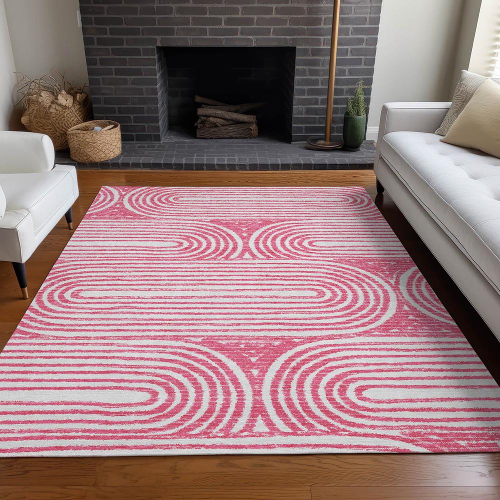 Chantille ACN540 Pink 3' x 5' Rug. Picture 6