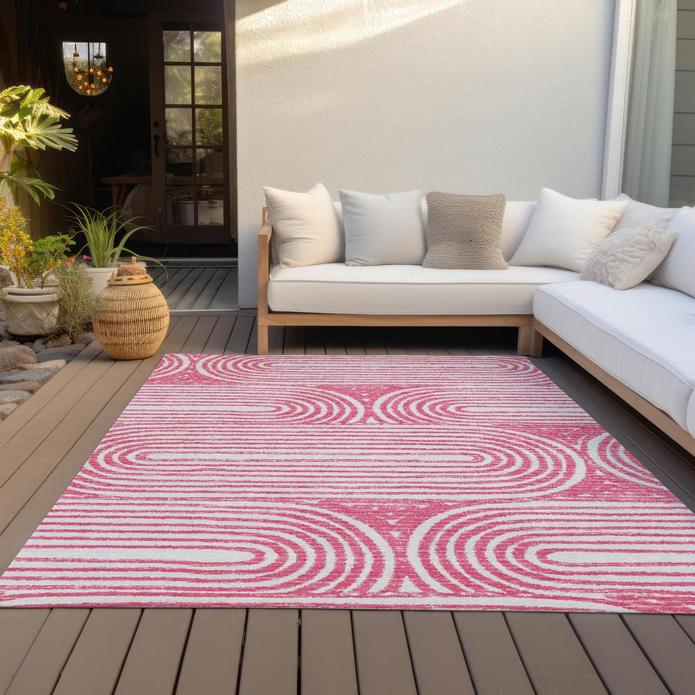 Chantille ACN540 Pink 3' x 5' Rug. Picture 9