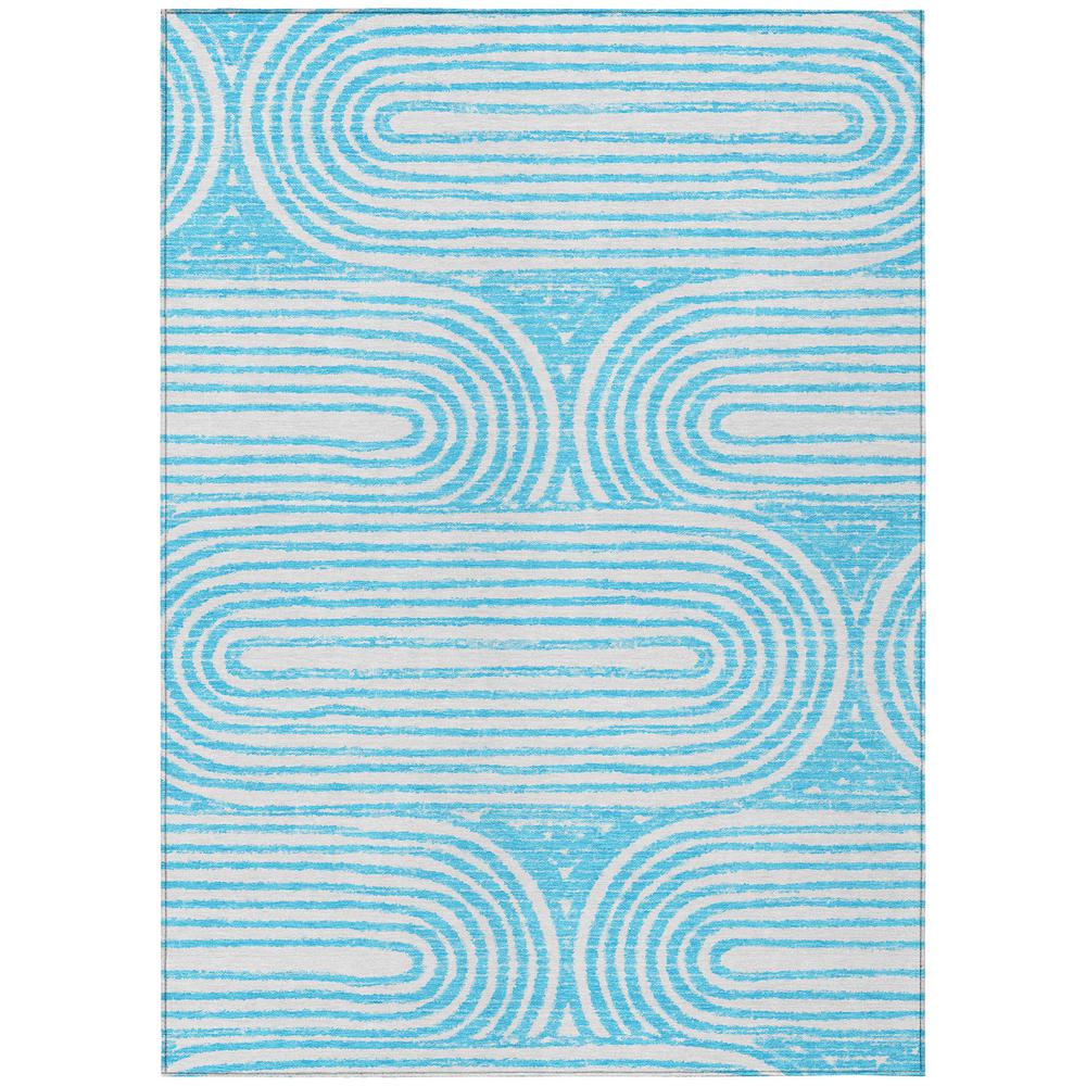 Chantille ACN540 Teal 3' x 5' Rug. Picture 1