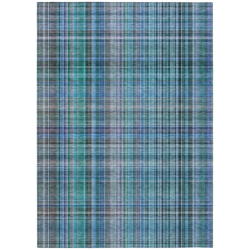 Chantille ACN541 Teal 3' x 5' Rug. Picture 1