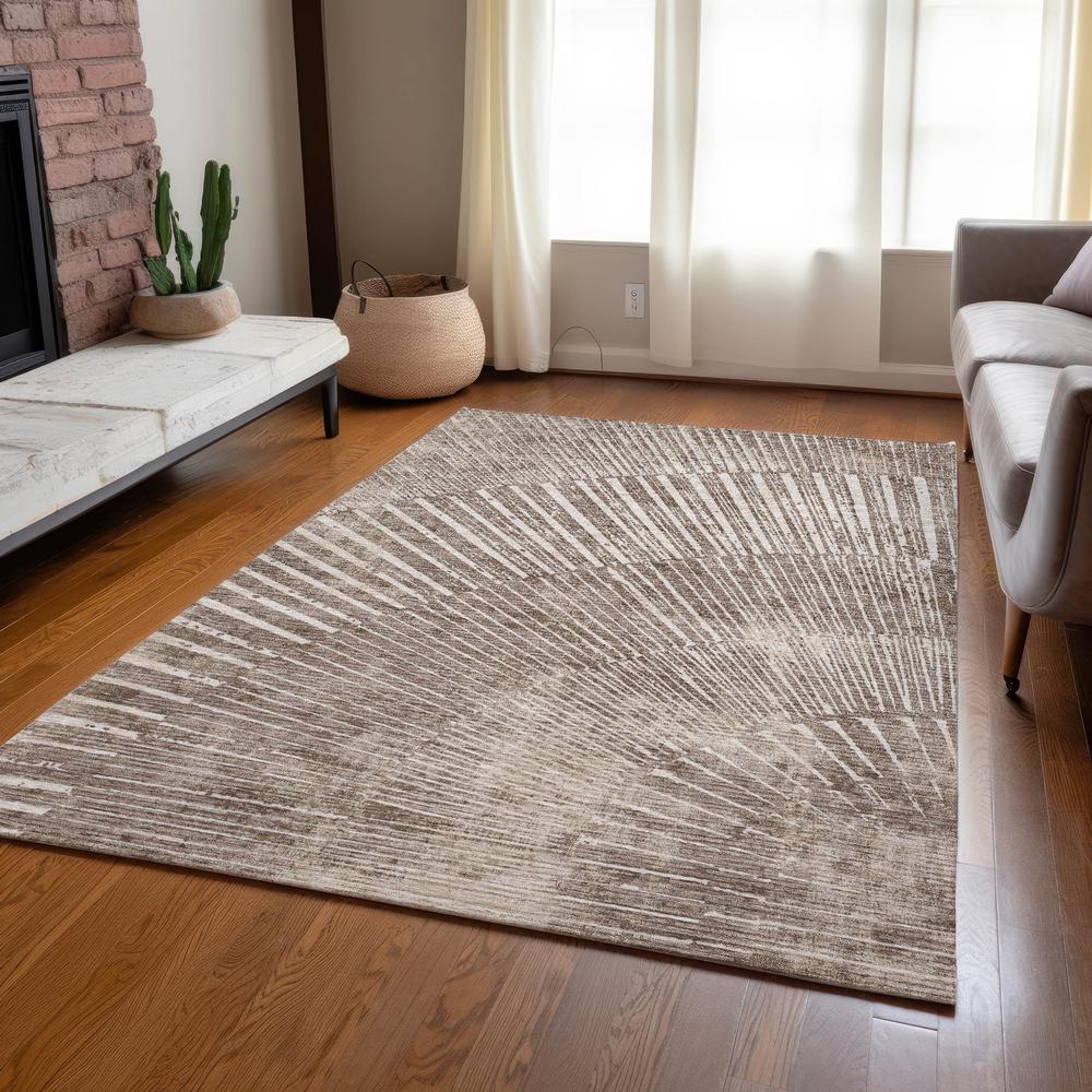 Chantille ACN542 Brown 3' x 5' Rug. Picture 7