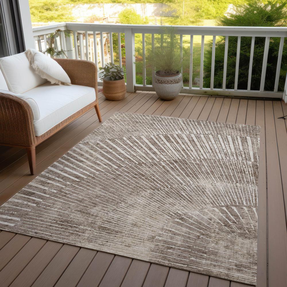 Chantille ACN542 Brown 3' x 5' Rug. Picture 8