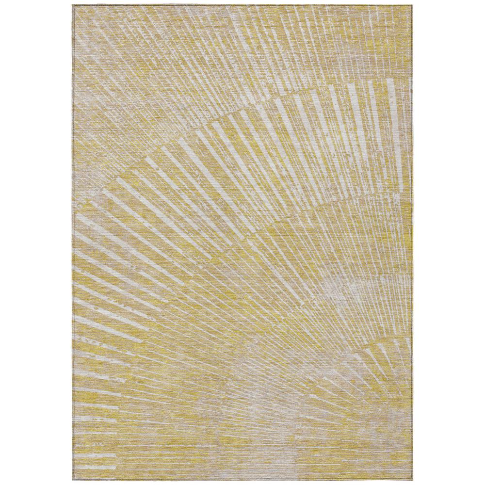 Chantille ACN542 Gold 3' x 5' Rug. Picture 1
