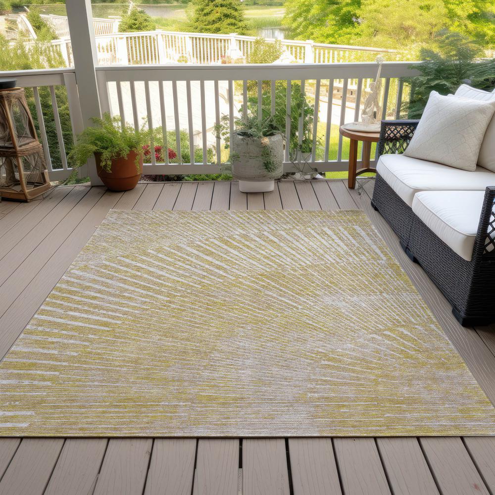 Chantille ACN542 Gold 3' x 5' Rug. Picture 8