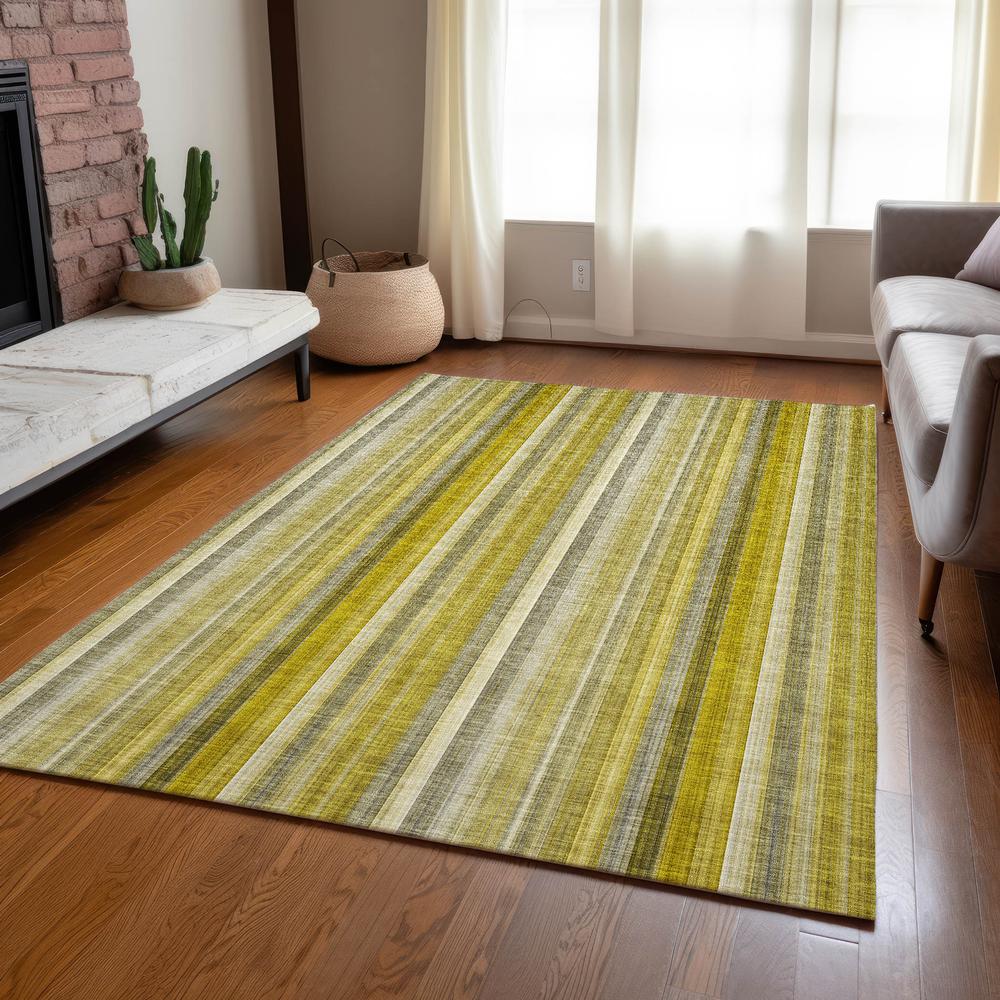Chantille ACN543 Gold 3' x 5' Rug. Picture 7