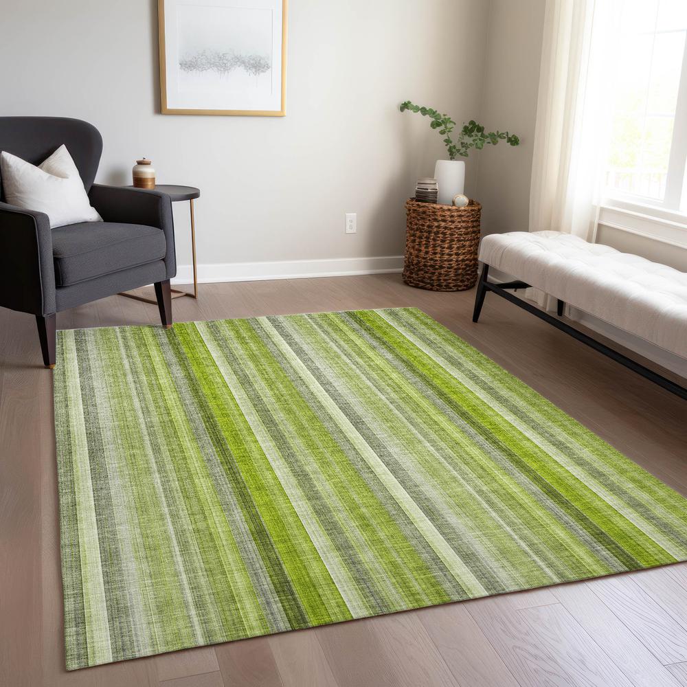 Chantille ACN543 Green 3' x 5' Rug. Picture 7