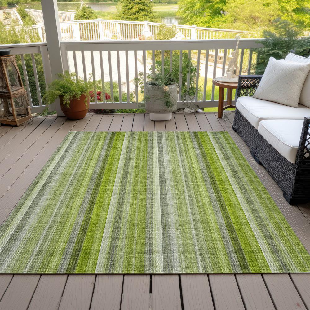 Chantille ACN543 Green 3' x 5' Rug. Picture 8