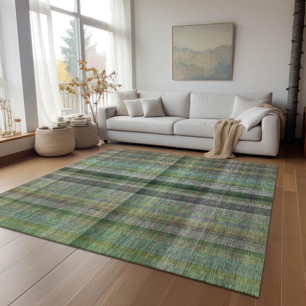 Chantille ACN548 Green 3' x 5' Rug. Picture 7