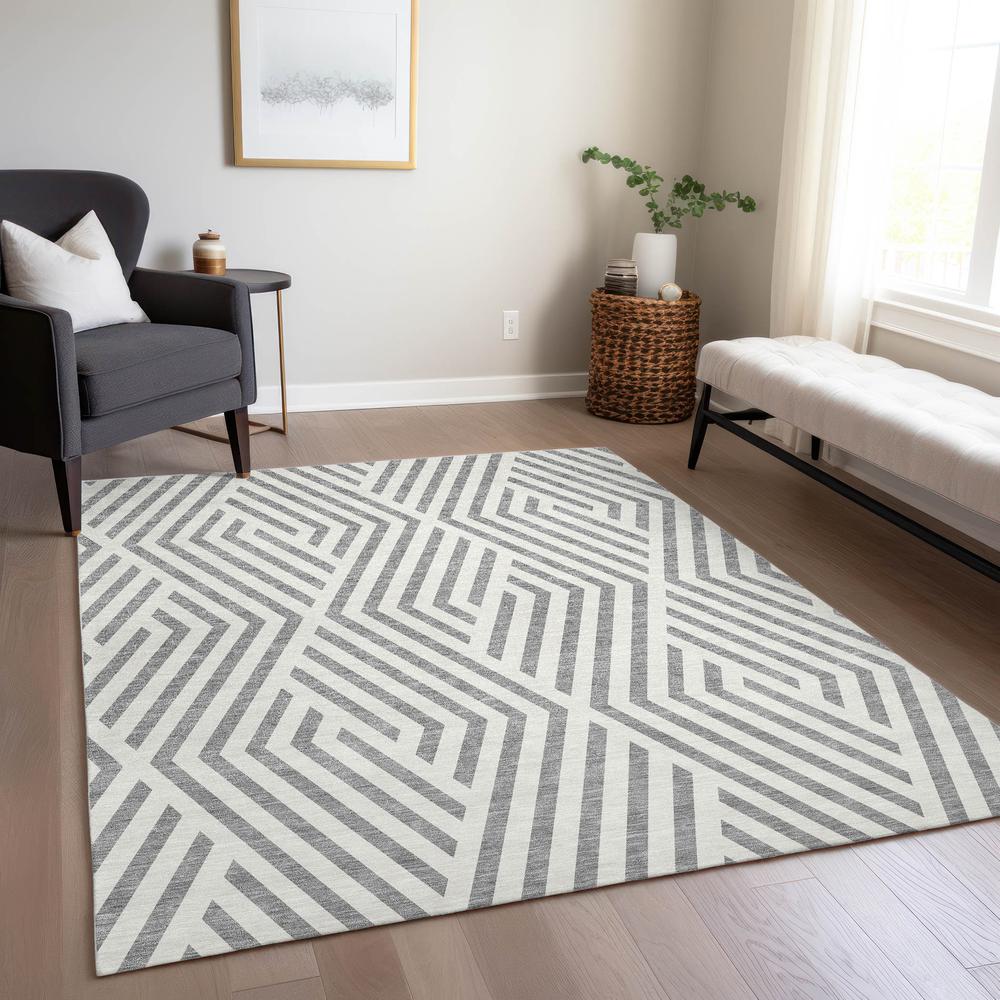 Chantille ACN550 Gray 3' x 5' Rug. Picture 7