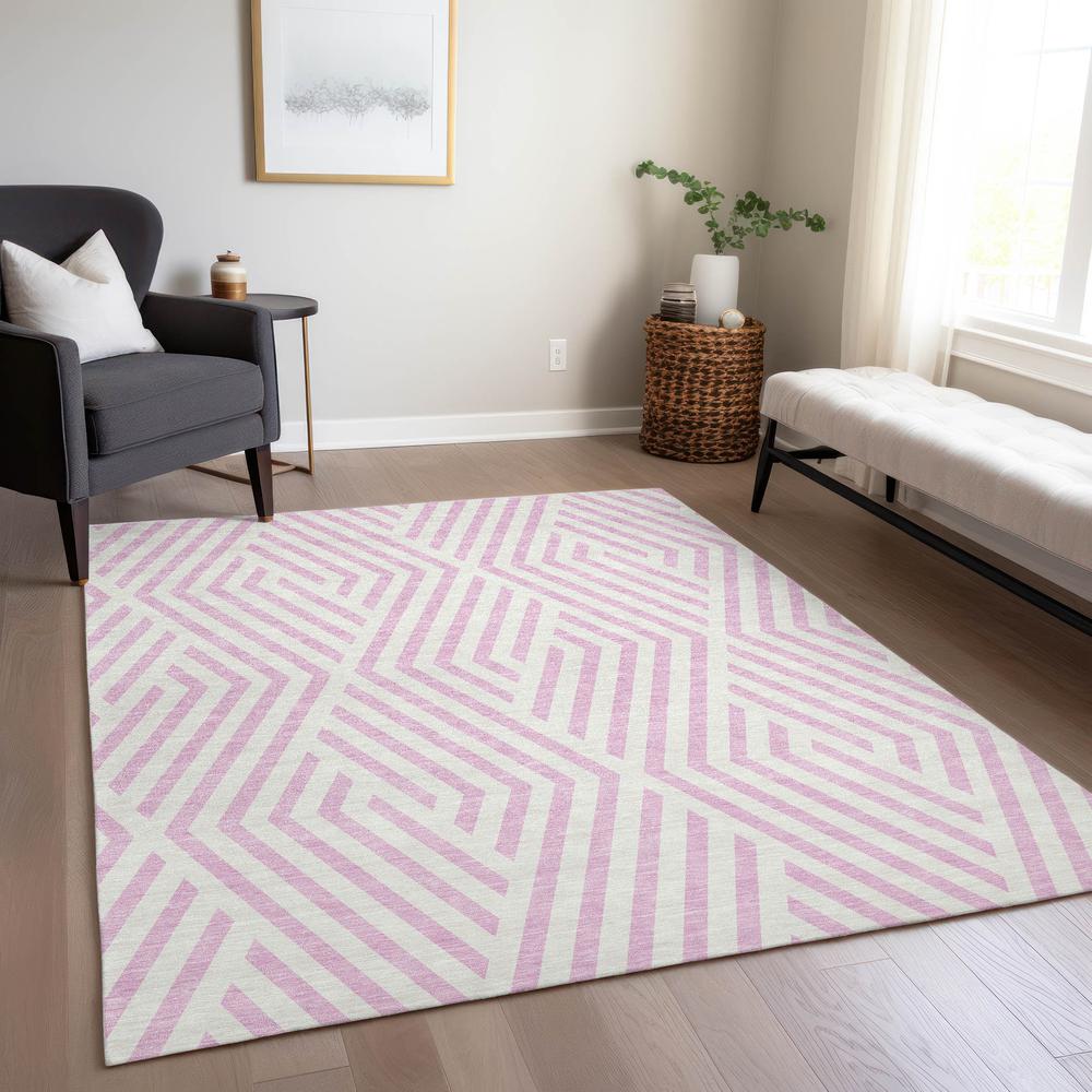Chantille ACN550 Pink 3' x 5' Rug. Picture 7