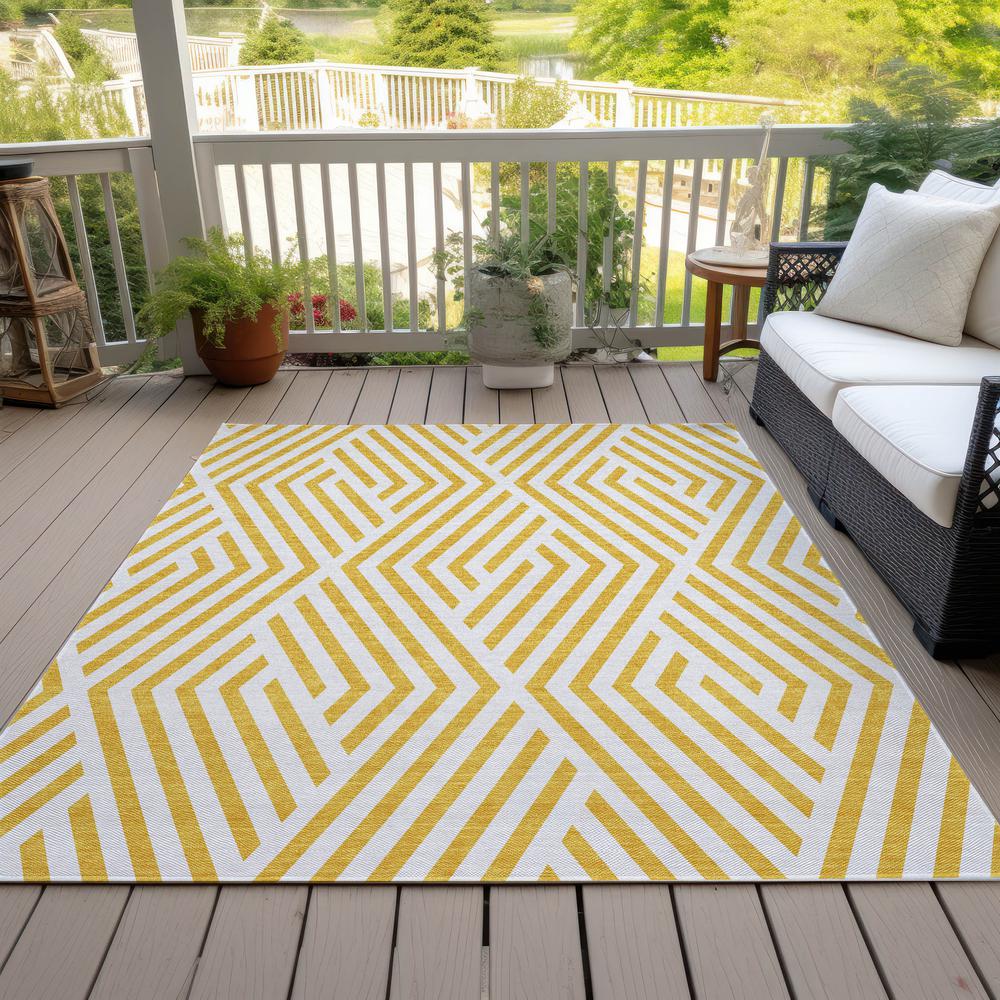 Chantille ACN550 Gold 3' x 5' Rug. Picture 8