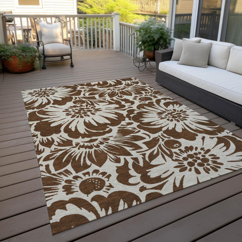 Chantille ACN551 Brown 3' x 5' Rug. Picture 9