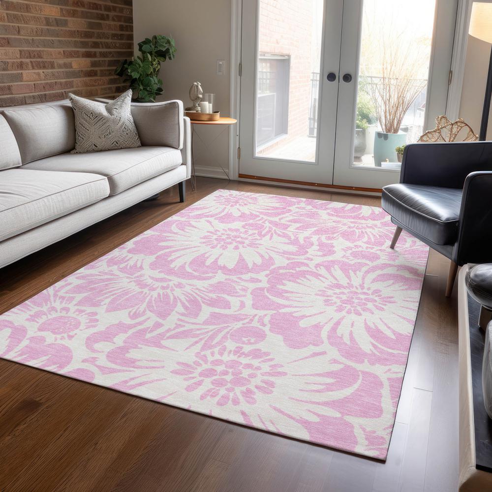 Chantille ACN551 Pink 3' x 5' Rug. Picture 6