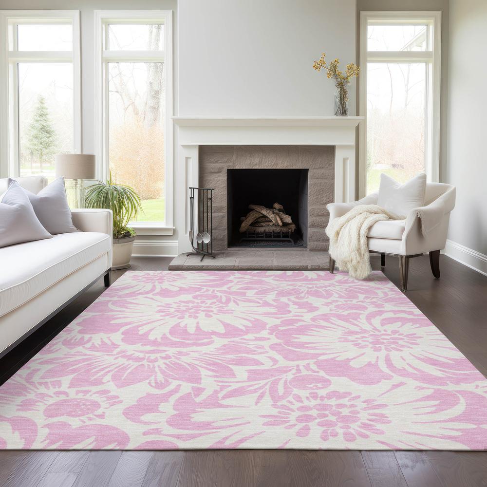 Chantille ACN551 Pink 3' x 5' Rug. Picture 7