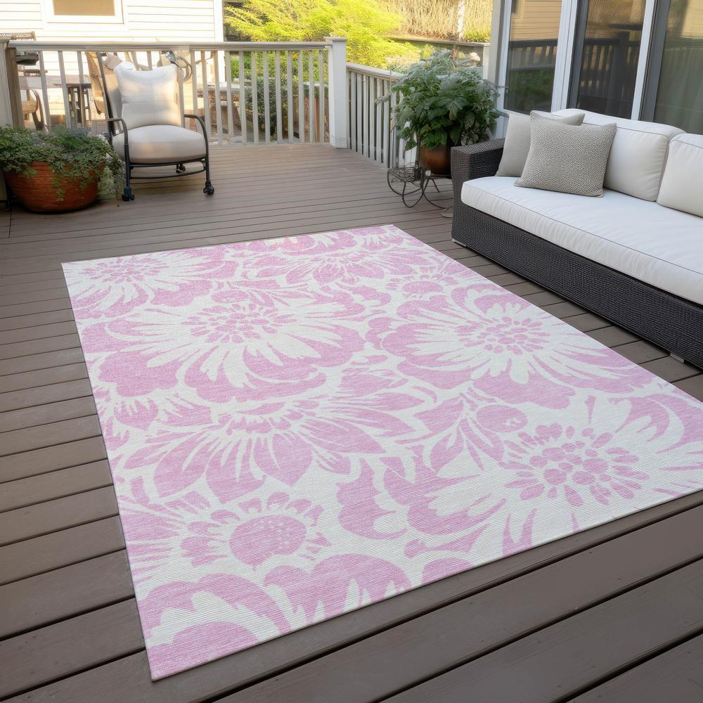 Chantille ACN551 Pink 3' x 5' Rug. Picture 9