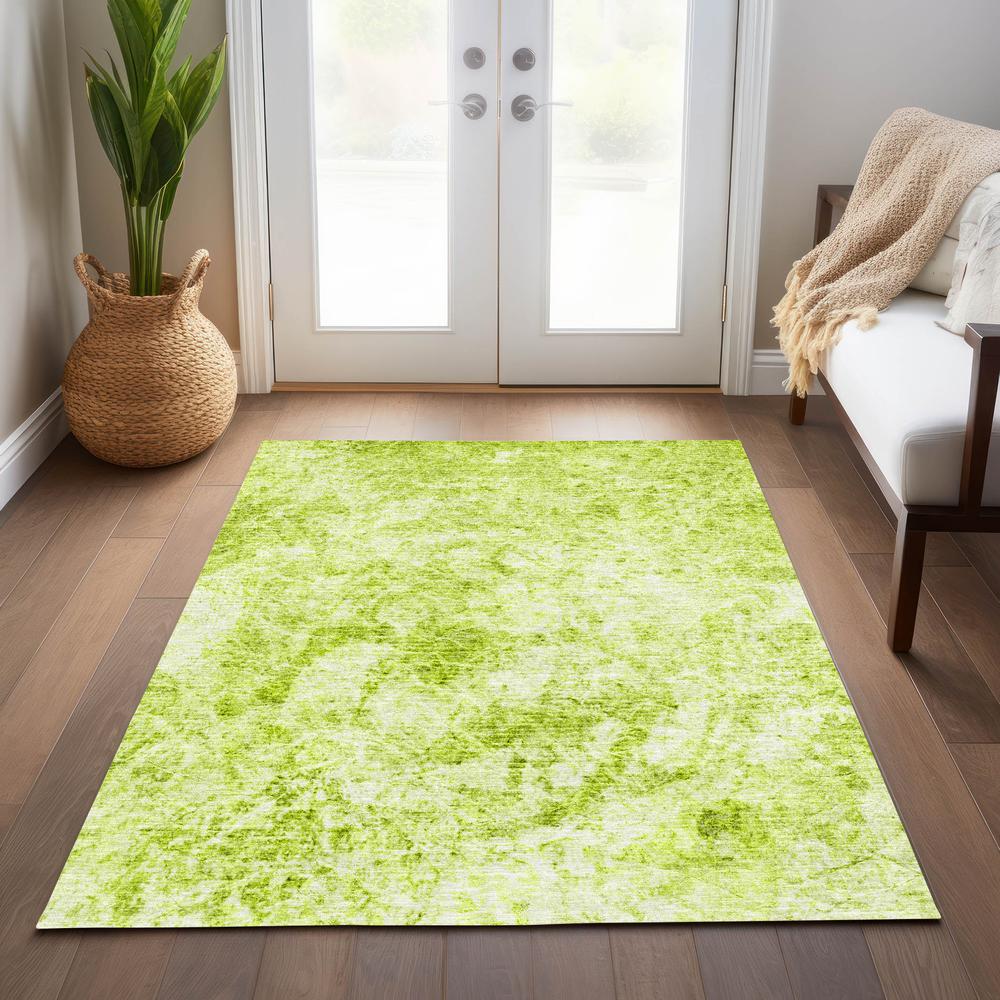 Chantille ACN553 Green 3' x 5' Rug. Picture 7