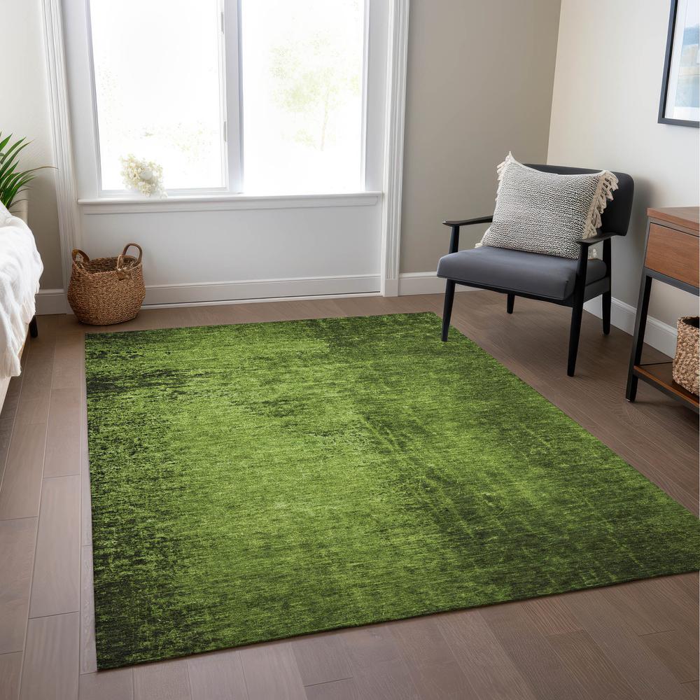 Chantille ACN554 Green 3' x 5' Rug. Picture 7