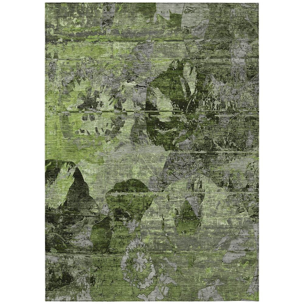 Chantille ACN555 Green 3' x 5' Rug. Picture 1
