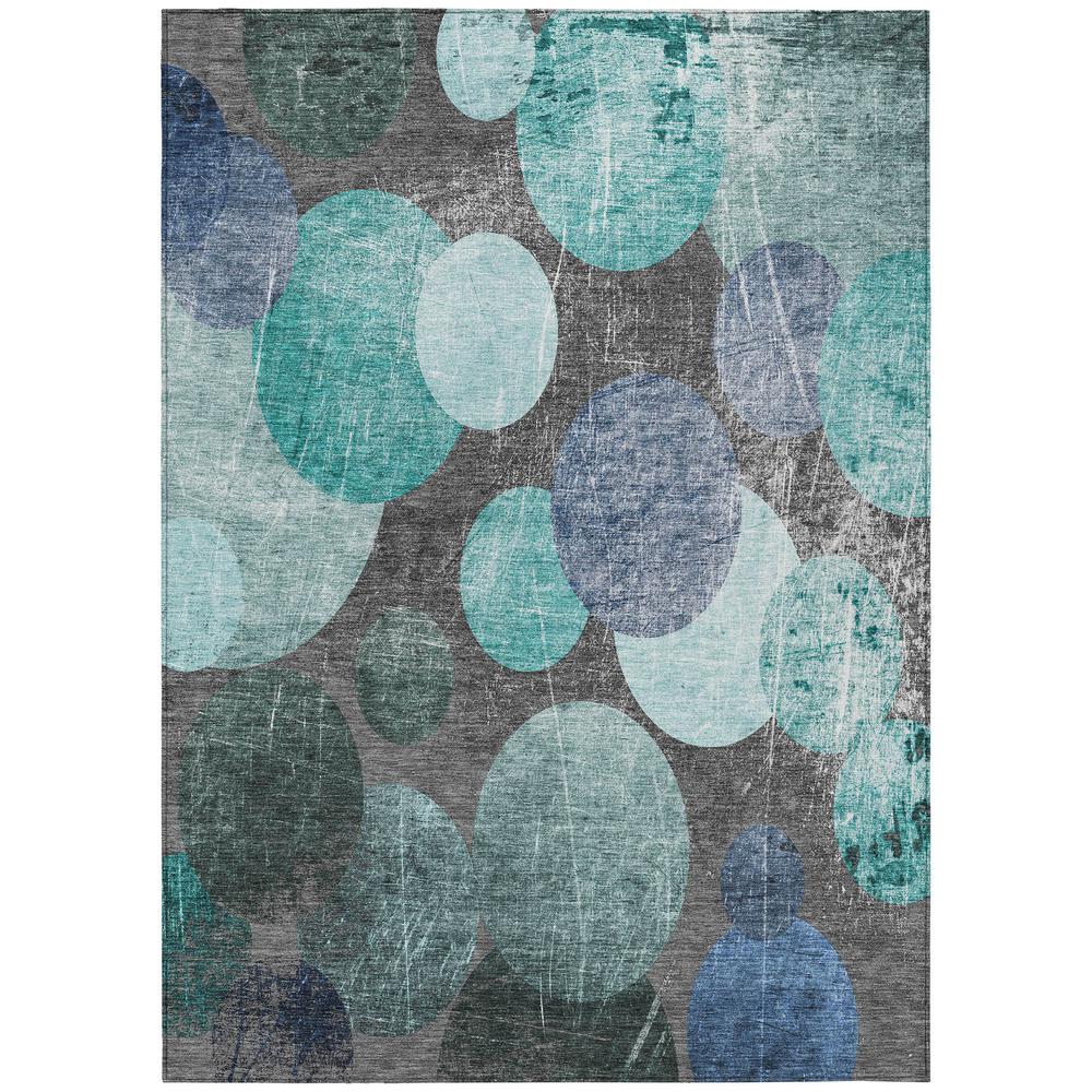 Chantille ACN556 Teal 3' x 5' Rug. Picture 1