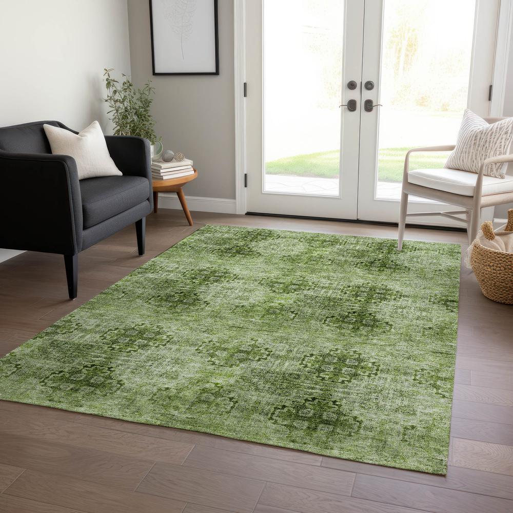 Chantille ACN557 Green 3' x 5' Rug. Picture 6