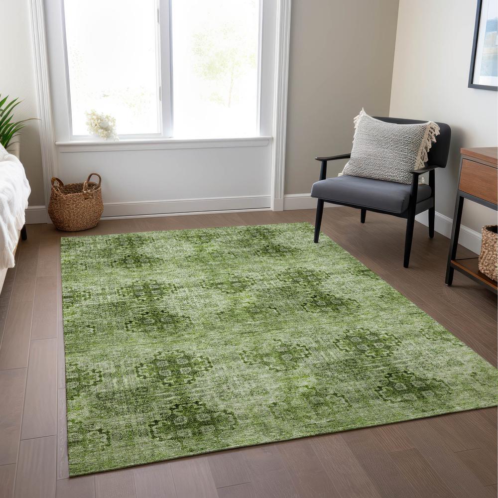 Chantille ACN557 Green 3' x 5' Rug. Picture 7