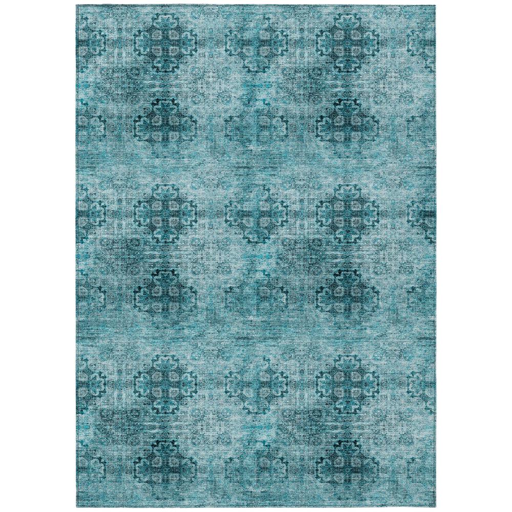 Chantille ACN557 Teal 3' x 5' Rug. Picture 1