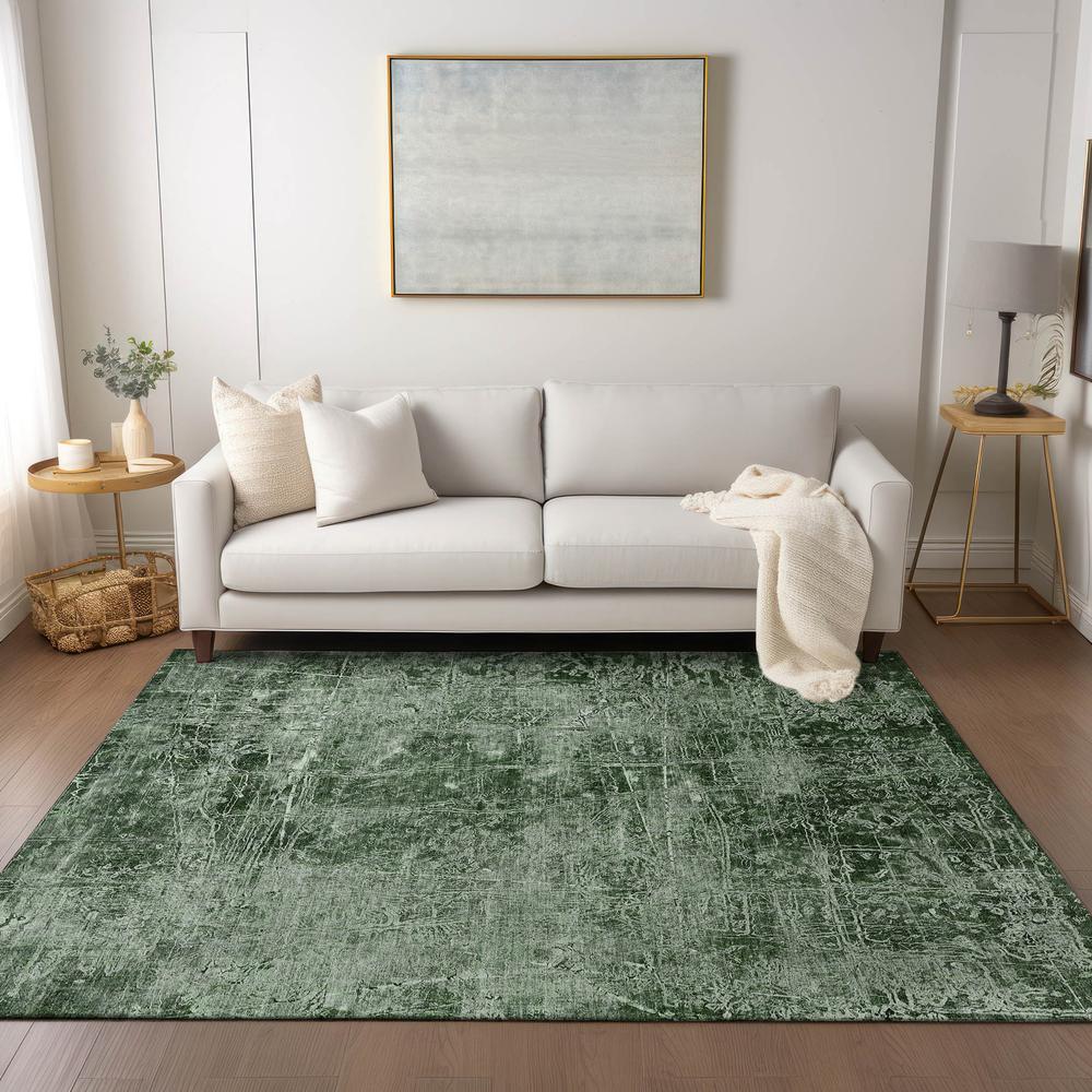 Chantille ACN559 Green 3' x 5' Rug. Picture 6