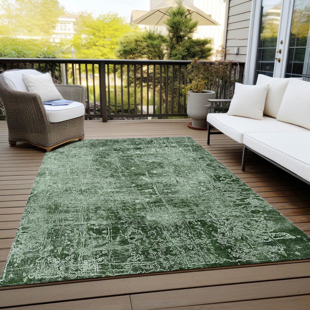 Chantille ACN559 Green 3' x 5' Rug. Picture 8