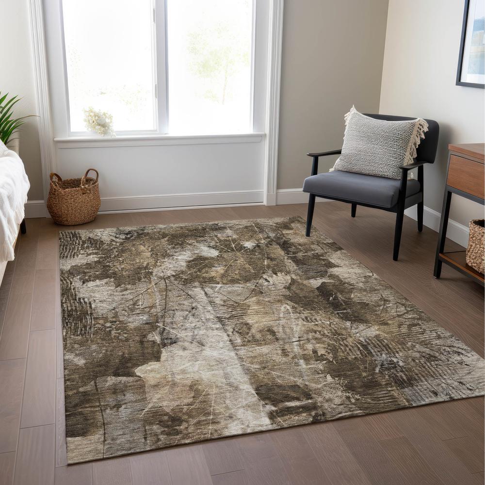 Chantille ACN560 Brown 3' x 5' Rug. Picture 7