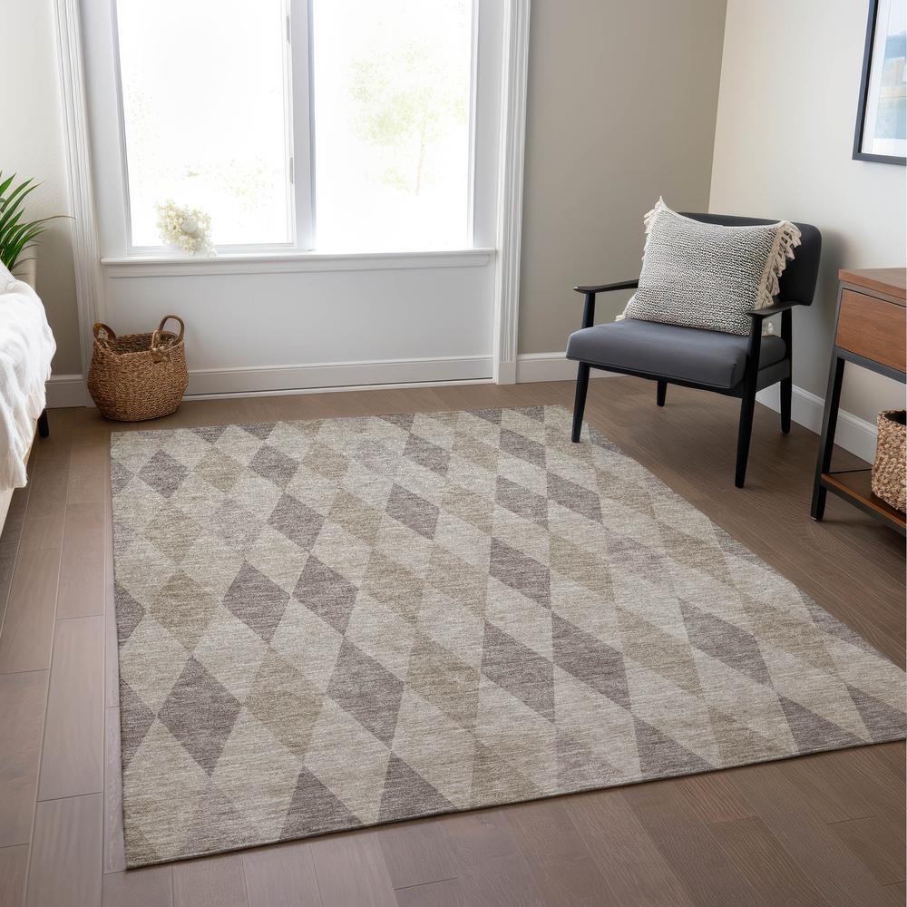Chantille ACN561 Brown 3' x 5' Rug. Picture 8