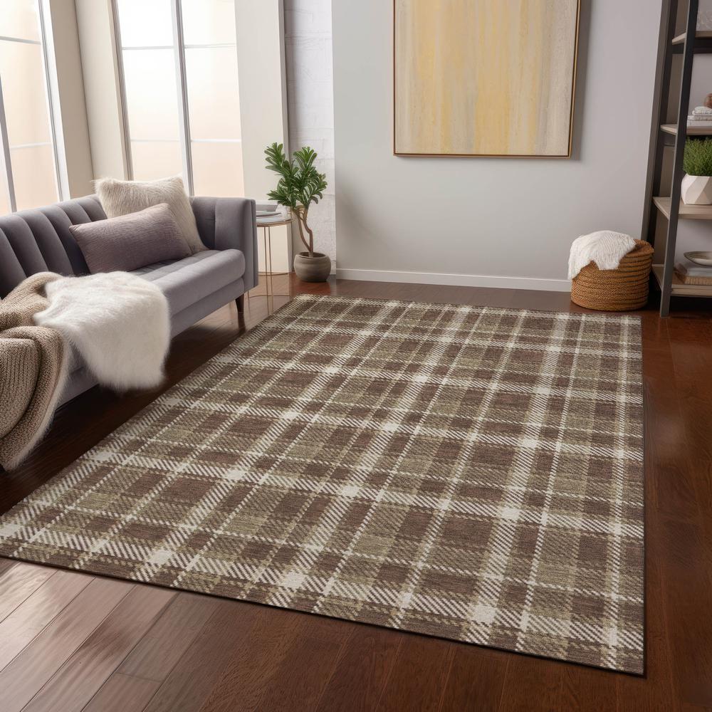 Chantille ACN563 Brown 3' x 5' Rug. Picture 7