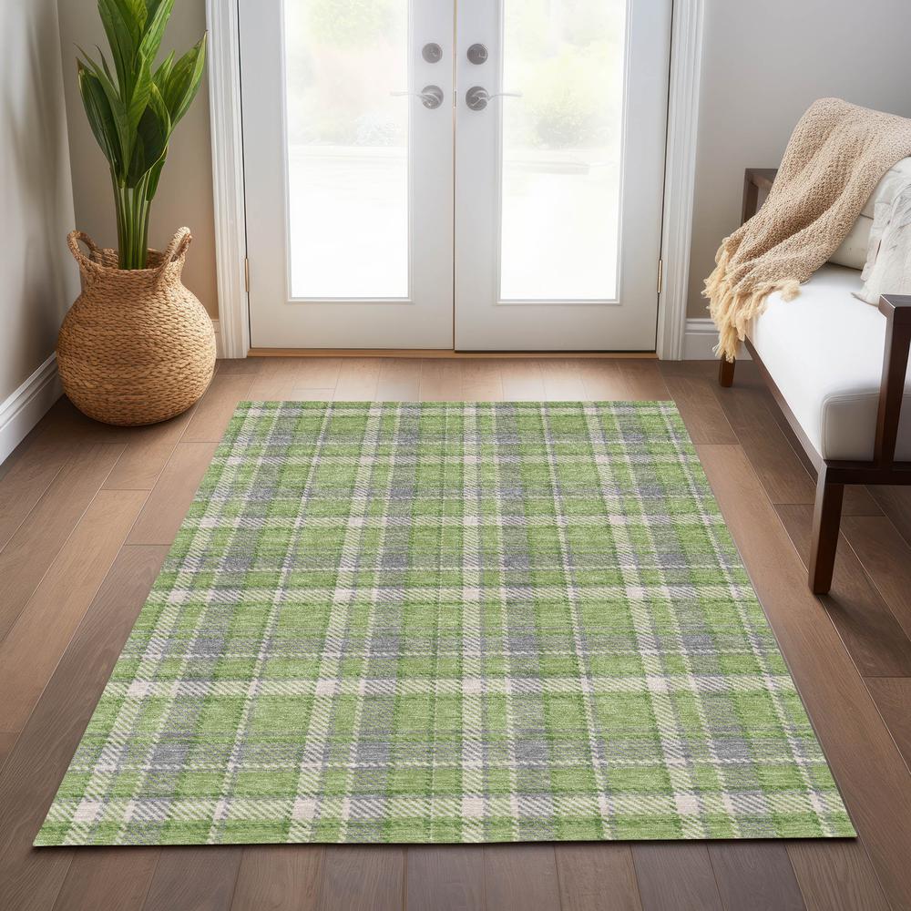 Chantille ACN563 Green 3' x 5' Rug. Picture 7