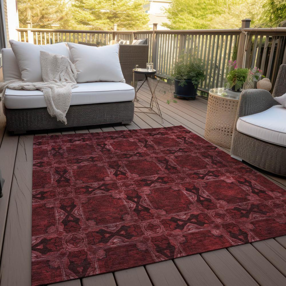 Chantille ACN564 Red 3' x 5' Rug. Picture 8