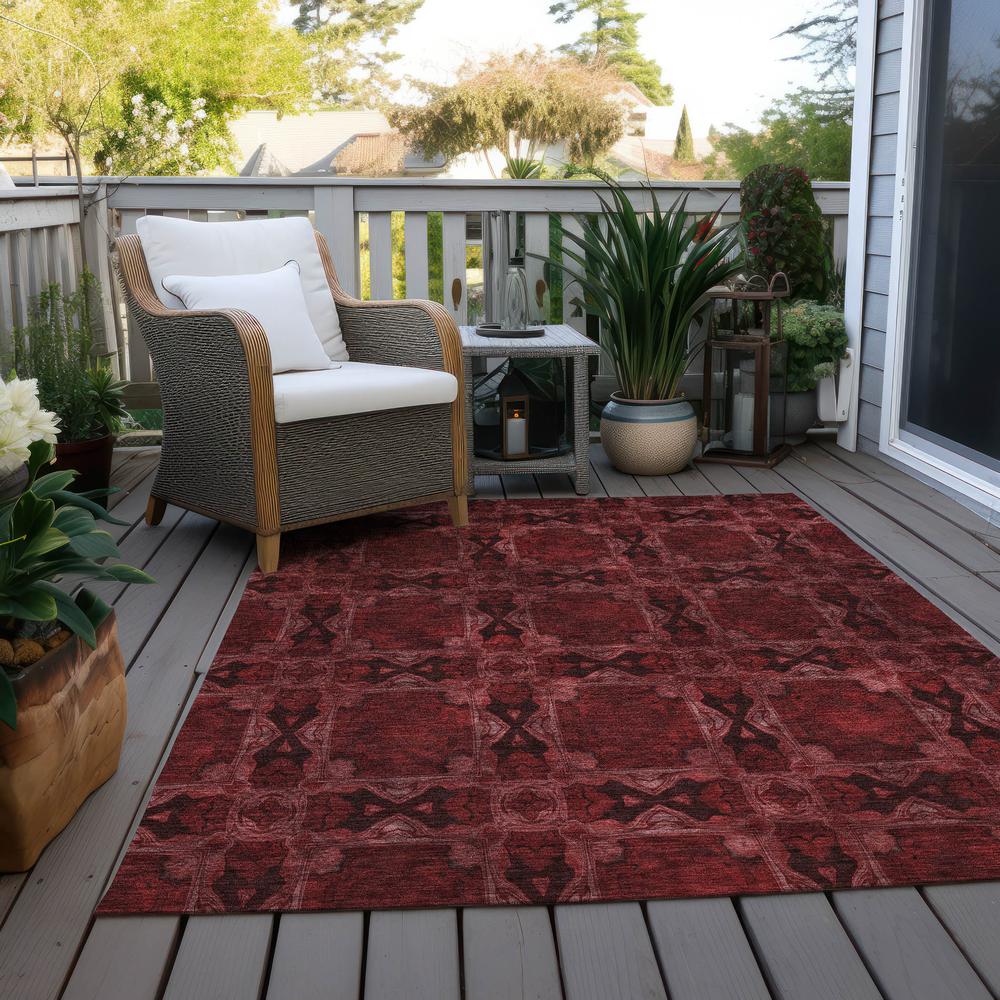 Chantille ACN564 Red 3' x 5' Rug. Picture 9