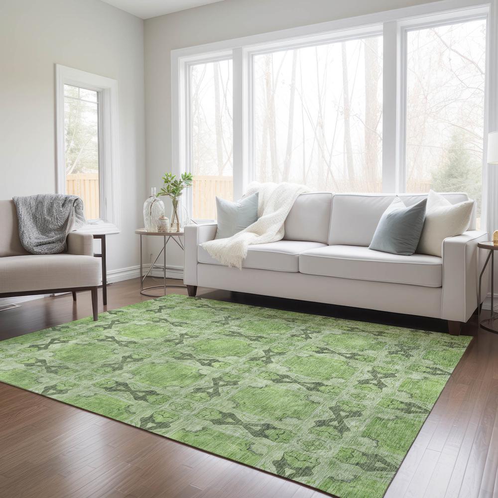 Chantille ACN564 Green 3' x 5' Rug. Picture 6