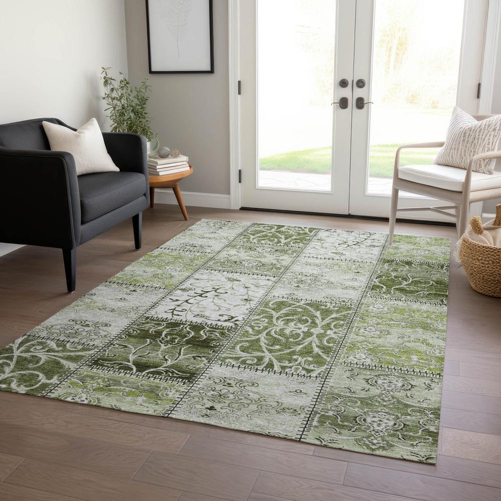 Chantille ACN566 Green 3' x 5' Rug. Picture 6