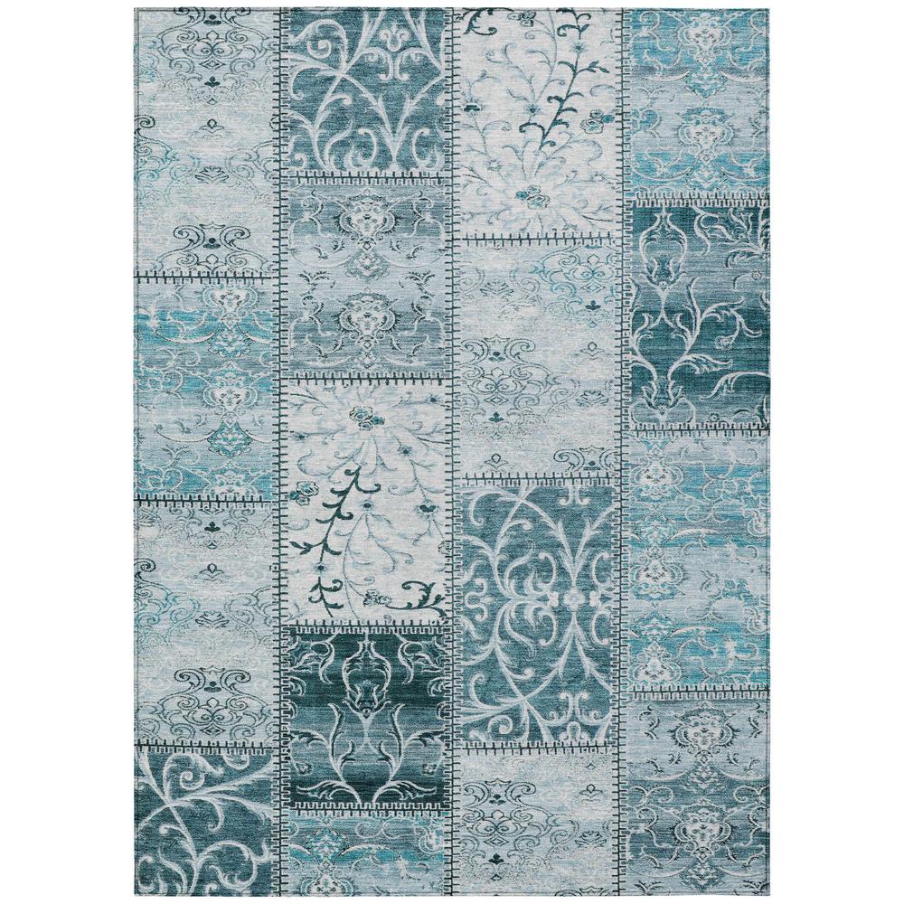 Chantille ACN566 Teal 3' x 5' Rug. Picture 1