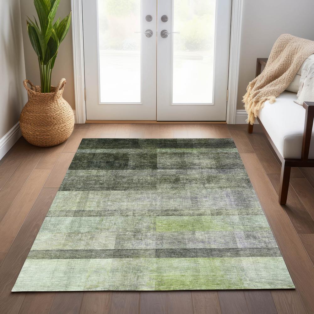Chantille ACN568 Green 3' x 5' Rug. Picture 7