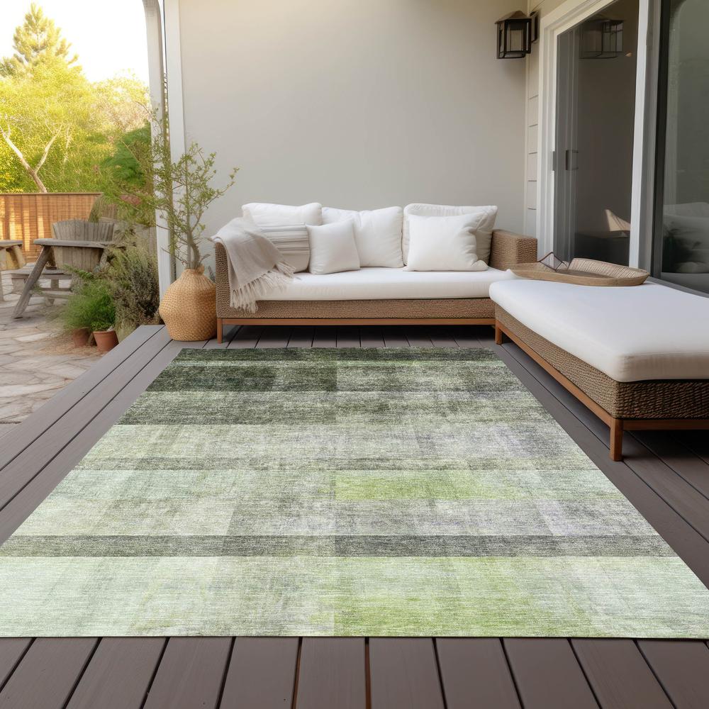 Chantille ACN568 Green 3' x 5' Rug. Picture 9