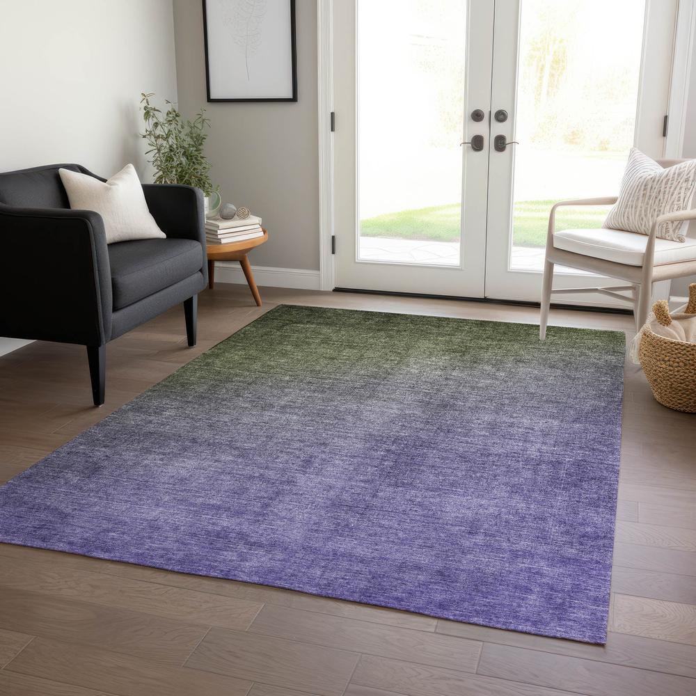 Chantille ACN569 Green 3' x 5' Rug. Picture 7