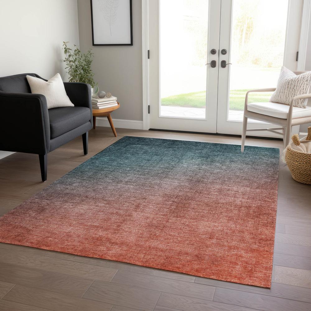 Chantille ACN569 Teal 3' x 5' Rug. Picture 6
