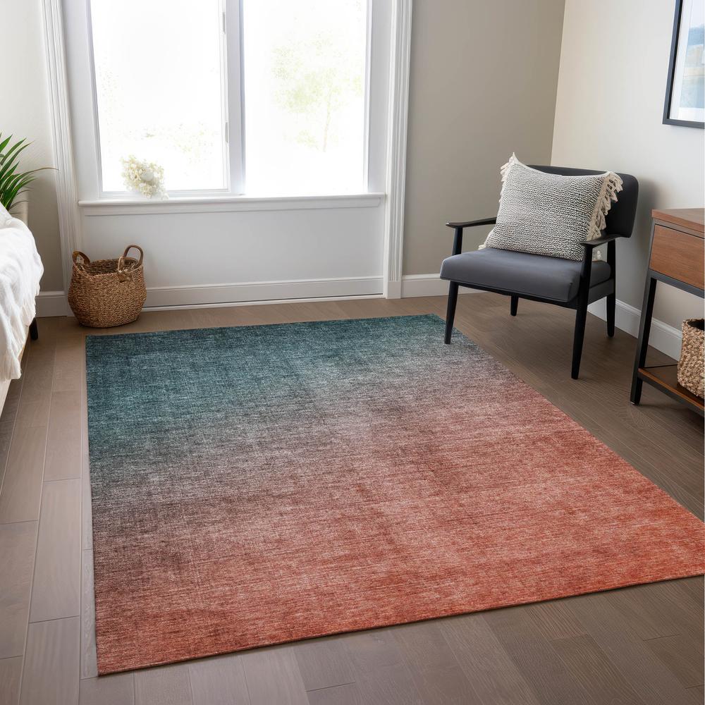 Chantille ACN569 Teal 3' x 5' Rug. Picture 7