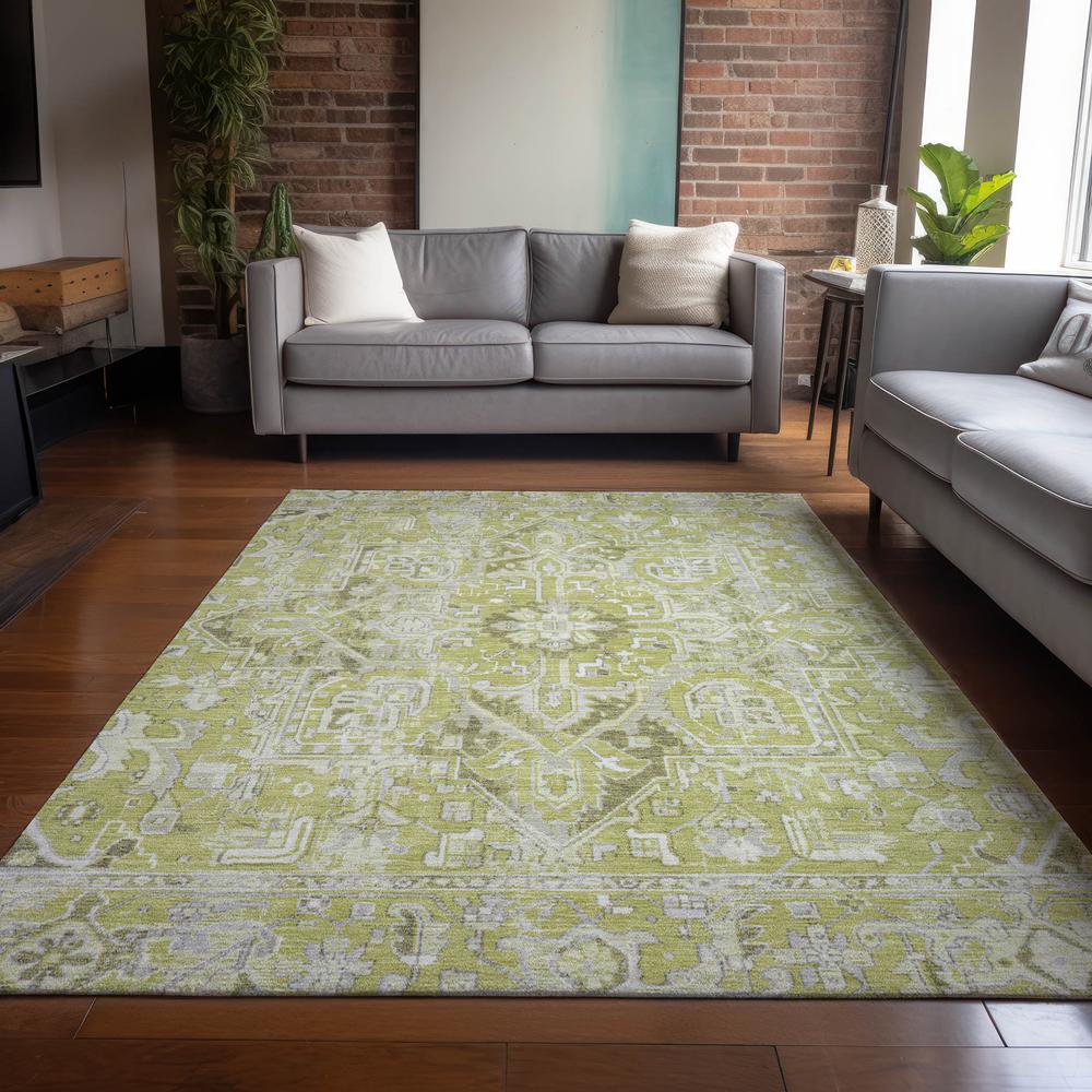 Chantille ACN570 Green 3' x 5' Rug. Picture 7