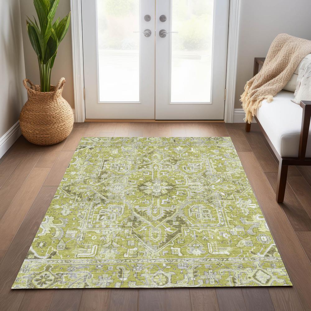 Chantille ACN570 Green 3' x 5' Rug. Picture 8