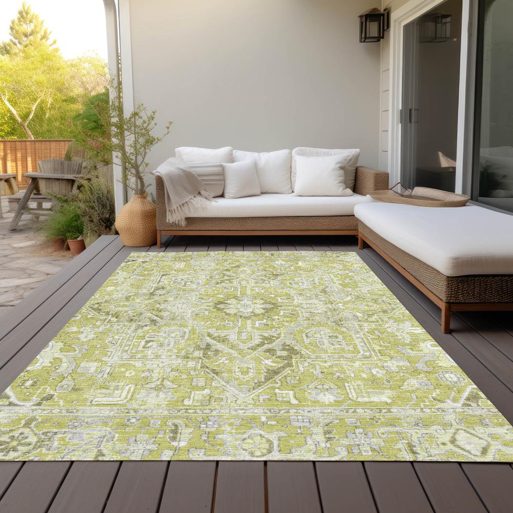 Chantille ACN570 Green 3' x 5' Rug. Picture 10