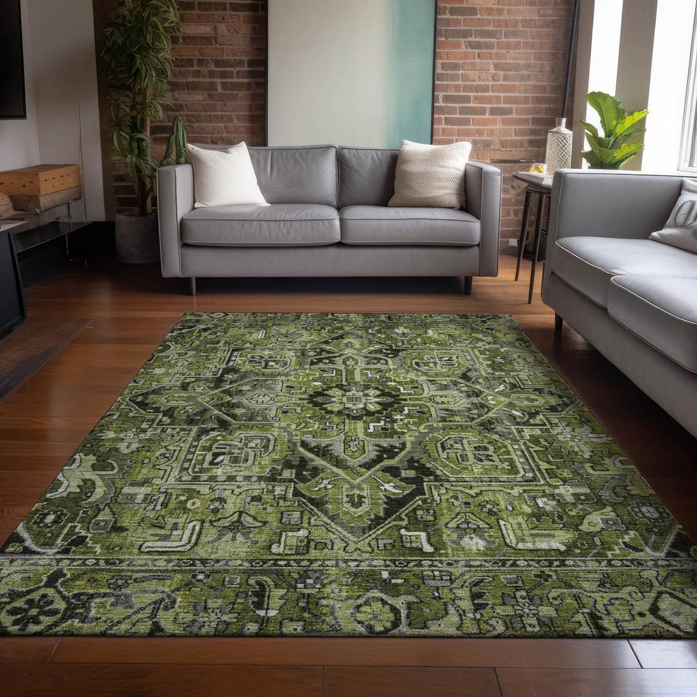 Chantille ACN570 Green 3' x 5' Rug. Picture 6