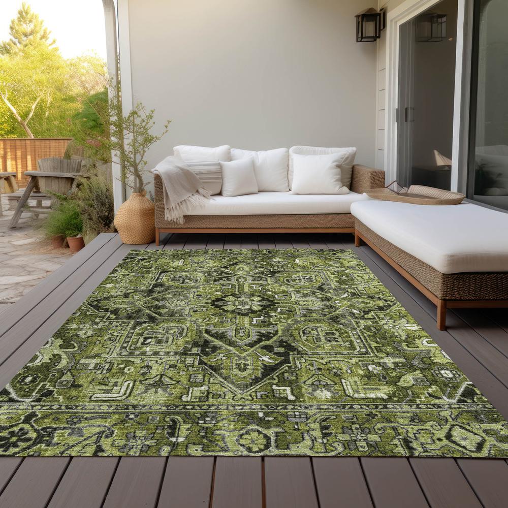 Chantille ACN570 Green 3' x 5' Rug. Picture 9
