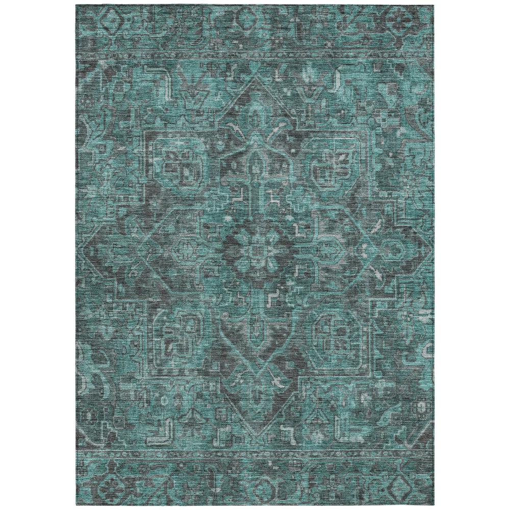Chantille ACN571 Teal 3' x 5' Rug. Picture 1