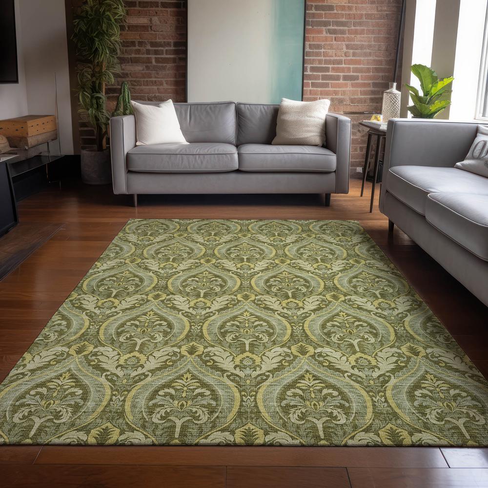 Chantille ACN572 Green 3' x 5' Rug. Picture 6