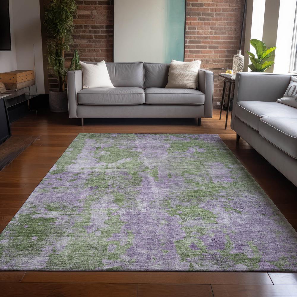 Chantille ACN573 Green 3' x 5' Rug. Picture 6